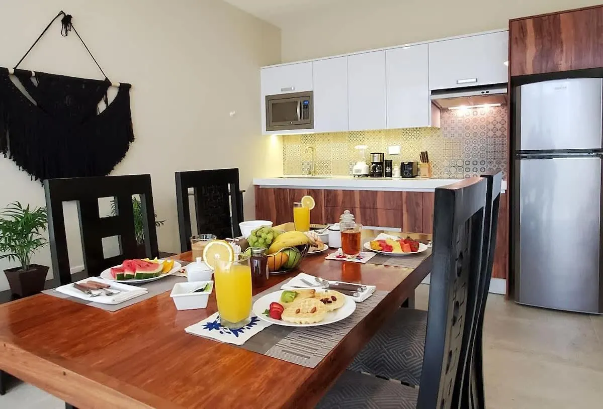 Tulum Private Jungle Cool Pool At Dk Tulum Dk 500 Mbps Wi-Fi 3 Bikes King Bed Apartment