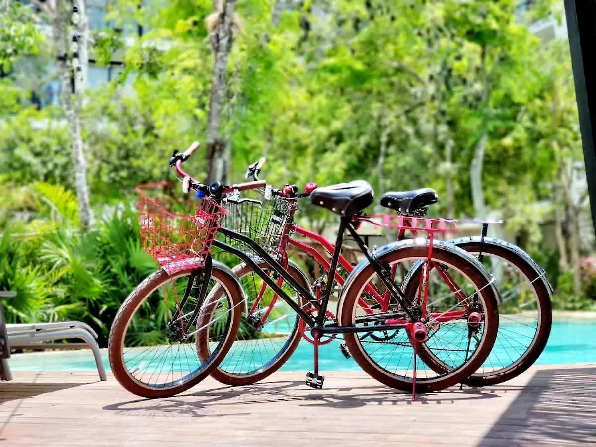 Tulum Private Jungle Cool Pool At Dk Tulum Dk 500 Mbps Wi-Fi 3 Bikes King Bed Apartment 0*,